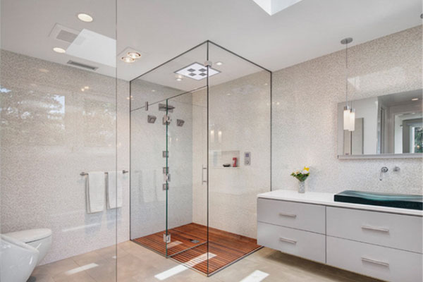 Cubicle Glass Shower Work